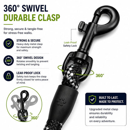 BetterLeash™ Strong Reflective Dog Leash