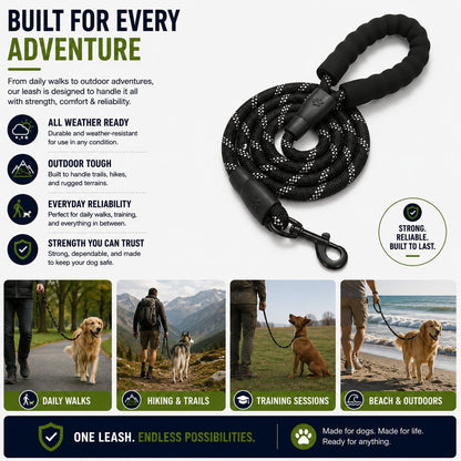 BetterLeash™ Strong Reflective Dog Leash
